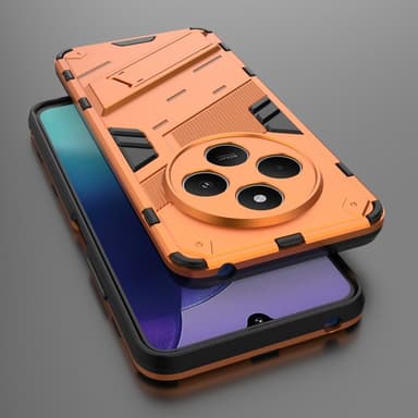 SKALO Xiaomi Redmi 14C Hybrid Suojakuori - Oranssi