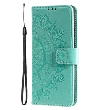 SKALO Xiaomi 14T Pro Mandala lompakkokotelo - Turkoosi