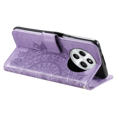 SKALO Xiaomi Redmi 14C Mandala lompakkokotelo - Violetti