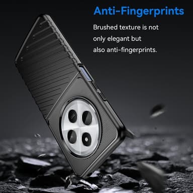 SKALO Xiaomi Redmi 14C Twill TPU kuori - - Musta