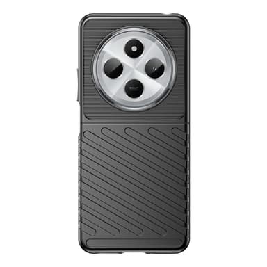 SKALO Xiaomi Redmi 14C Twill TPU kuori - - Musta