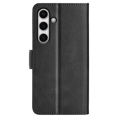 SKALO Samsung S24 FE Premium Wallet Lompakkokotelo - Musta