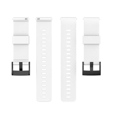 SKALO Silikoniranneke Mobvoi TicWatch Pro 5 - Valkoinen