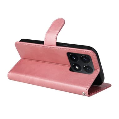 SKALO Xiaomi 14T PU-nahkainen Lompakkokotelo - Pinkki