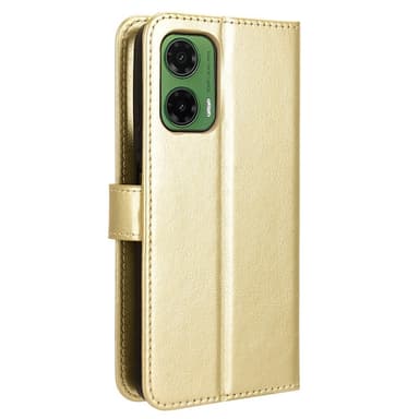 SKALO Motorola Moto G35 5G PU-nahkainen Lompakkokotelo - Kulta
