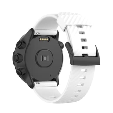 SKALO Silikoniranneke Mobvoi TicWatch Pro 5 - Valkoinen