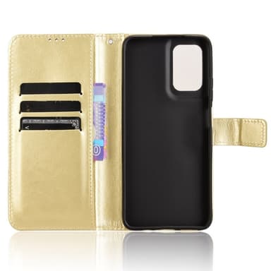 SKALO Motorola Moto G35 5G PU-nahkainen Lompakkokotelo - Kulta