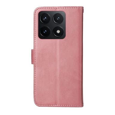 SKALO Xiaomi 14T PU-nahkainen Lompakkokotelo - Pinkki