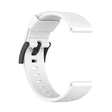 SKALO Silikoniranneke Mobvoi TicWatch Pro 5 - Valkoinen