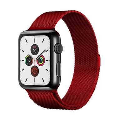 SKALO Milanese Loop Apple Watch SE 40mm - Punainen