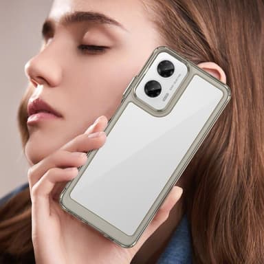 SKALO Motorola Moto G35 5G Väri Puskurin Suojakuori - Harmaa