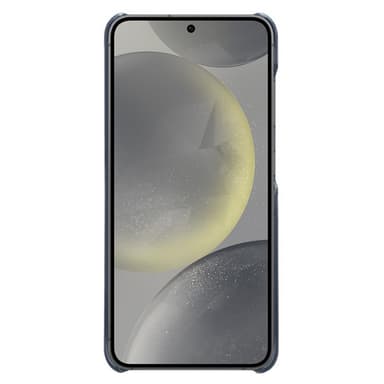 SKALO Samsung S24 FE PU-nahkainen Suojakuori Lompakolla - Sininen