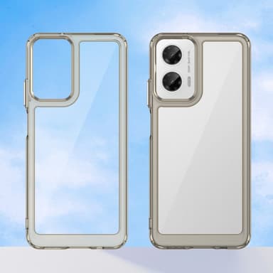 SKALO Motorola Moto G35 5G Väri Puskurin Suojakuori - Harmaa