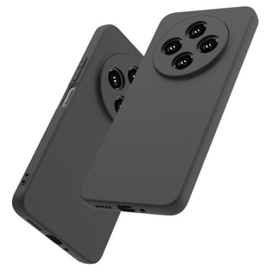 SKALO Xiaomi Redmi 14C Mattamusta erittäin ohut TPU-suojakuori