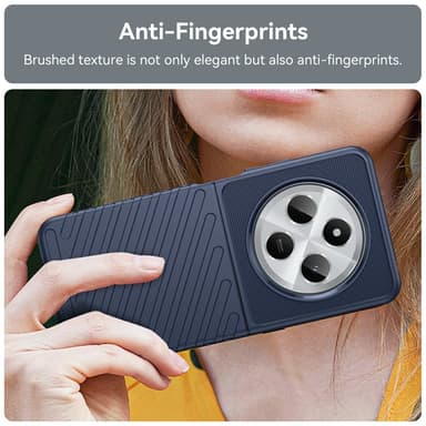 SKALO Xiaomi Redmi 14C Twill TPU kuori - - Sininen