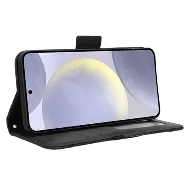 SKALO Samsung S24 FE 6-lokeroa Lompakkokotelo - Musta