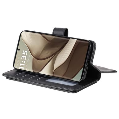 SKALO Motorola Edge 50 5G 10-lokeroa Lompakkokotelo - Musta