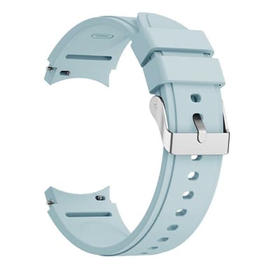 SKALO Samsung Watch 6 Classic 43mm/47mm Silikoniranneke Muotoiltu - Turkoosi