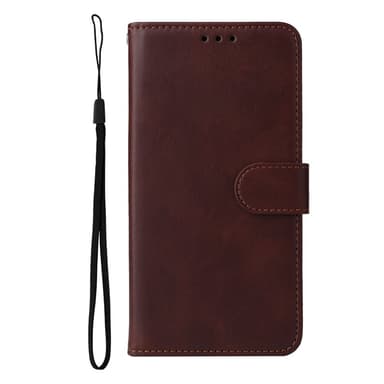 SKALO Xiaomi 14T Pro PU-nahkainen Lompakkokotelo - Ruskea
