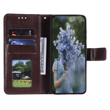 SKALO Motorola Moto G35 5G Mandala lompakkokotelo - Ruskea