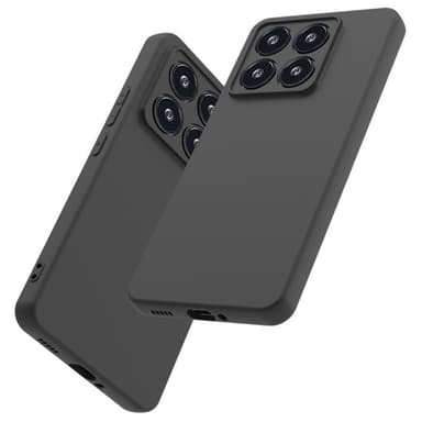 SKALO Xiaomi 14T Mattamusta erittäin ohut TPU-suojakuori