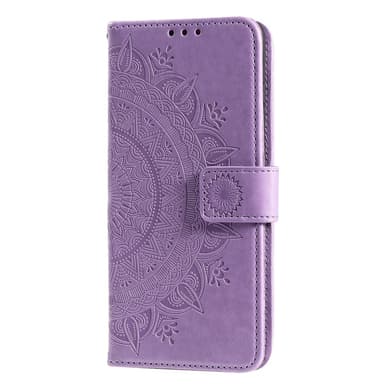 SKALO Motorola Moto G35 5G Mandala lompakkokotelo - Violetti