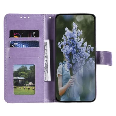 SKALO Motorola Moto G35 5G Mandala lompakkokotelo - Violetti