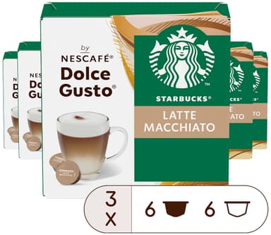 Starbucks Latte Macchiato by NESCAFÉ Dolce Gusto kapselit (12 kpl)