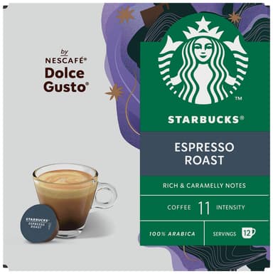 Starbucks Espresso Roast by NESCAFÉ Dolce Gusto kahvikapselit (12 kpl)