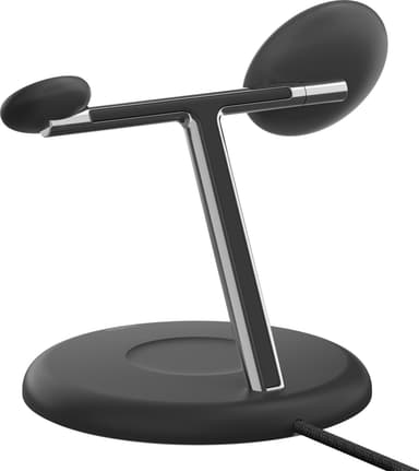 Belkin BoostCharge Pro 3-in-1 Qi2 langaton latausteline (musta)
