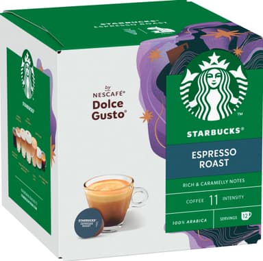 Starbucks Espresso Roast by NESCAFÉ Dolce Gusto kahvikapselit (12 kpl)
