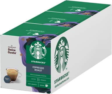 Starbucks Espresso Roast by NESCAFÉ Dolce Gusto kahvikapselit (12 kpl)