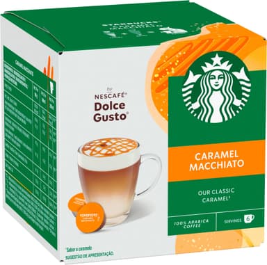 Starbucks Caramel Macchiato by NESCAFÉ Dolce Gusto kapselit (12 kpl)