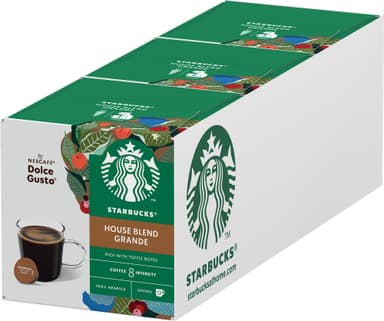 Starbucks House Blend by NESCAFÉ Dolce Gusto kahvikapselit (12 kpl)