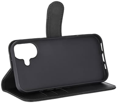 Kungsbacka iPhone 16 lompakkokotelo (musta)