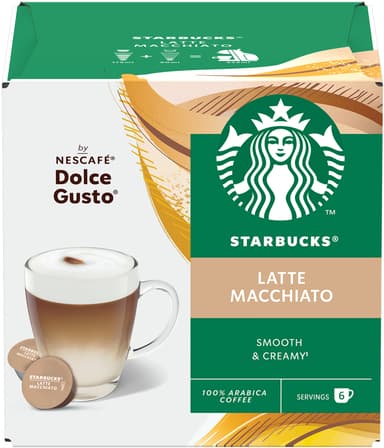 Starbucks Latte Macchiato by NESCAFÉ Dolce Gusto kapselit (12 kpl)