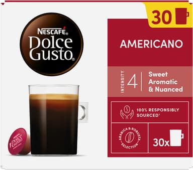 NESCAFÉ Dolce Gusto Americano kahvikapselit (30 kpl)