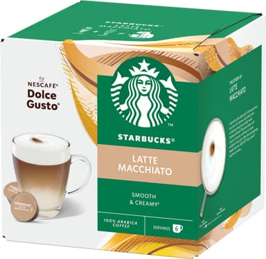 Starbucks Latte Macchiato by NESCAFÉ Dolce Gusto kapselit (12 kpl)