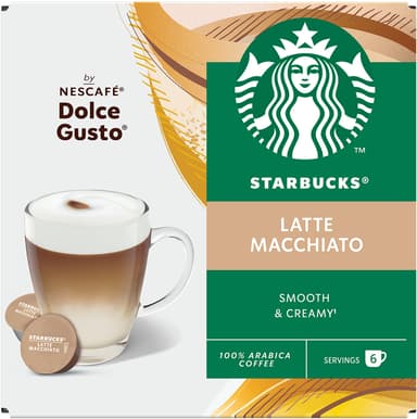 Starbucks Latte Macchiato by NESCAFÉ Dolce Gusto kapselit (12 kpl)
