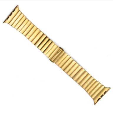 SKALO Teräsranneke ""Flat"" Apple Watch Series 10 42mm - Kulta