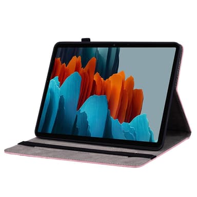 SKALO Samsung Tab S9+/S9 FE+ Mandala Butterfly Suojakotelo - Pinkki