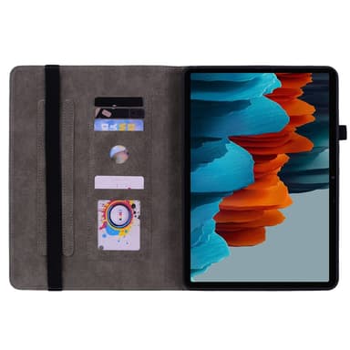 SKALO Samsung Tab S9+/S9 FE+ Mandala Butterfly Suojakotelo - Sininen