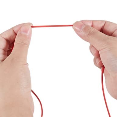 SKALO AirPods silikoni johto - Punainen