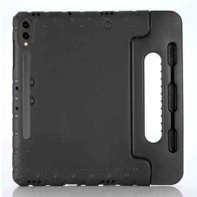 SKALO Samsung Tab S9+/S9 FE+ Kuori kahvalla/telineellä - Musta