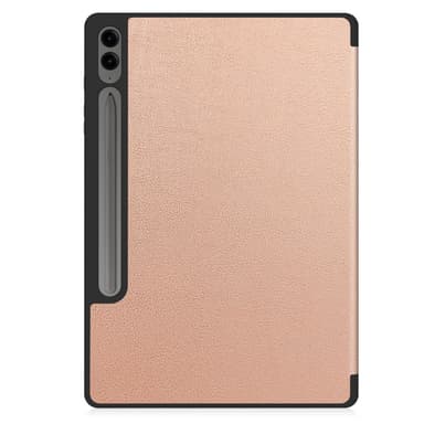 SKALO Samsung Tab S9+/S9 FE+ Trifold Suojakotelo - Ruusukulta