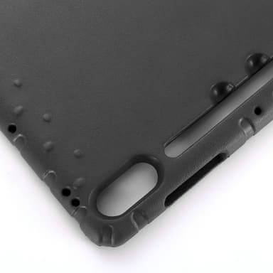 SKALO Samsung Tab S9+/S9 FE+ Kuori kahvalla/telineellä - Musta
