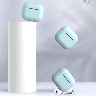 SKALO AirPods 3 Huippuohut silikoninen suojakuori kotelolle - Turkoosi