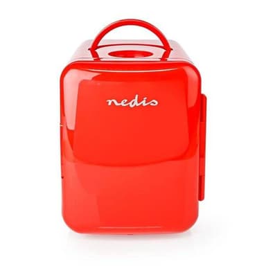 Nedis Kannettava Minijääkaappi 4L Punainen