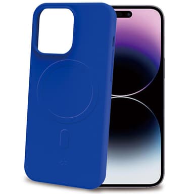 Cromomag Pehmeä kumikotelo MagSafe iPhone 15 Pro Max Sininen