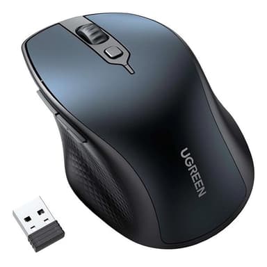 Ugreen Ergonominen langaton hiiri Bluetooth - sininen